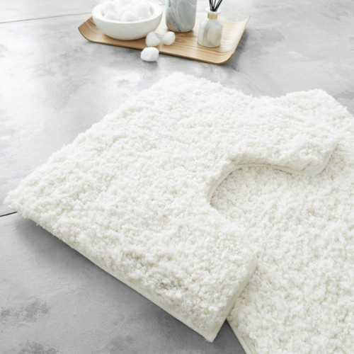 Zero Twist Cotton Bath Mat Set Assorted Colours Bathroom Accessories FabFinds