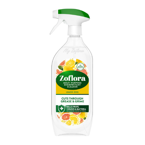 Zoflora Multi-Purpose Disinfectant Cleaner Lemon Zing 800ml Multipurpose Cleaners Zoflora