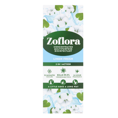 Zoflora Linen Fresh Concentrated Fragrance 120ml Assorted Packs Disinfectants Zoflora Pack of 1