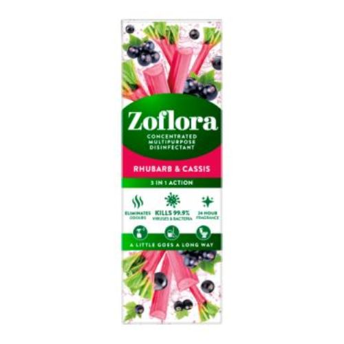 Zoflora Rhubarb & Cassis Concentrated Disinfectant 250ml - FabFinds