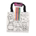 Halloween Colour Your Own Canvas Bag Halloween Decorations FabFinds Zombie  