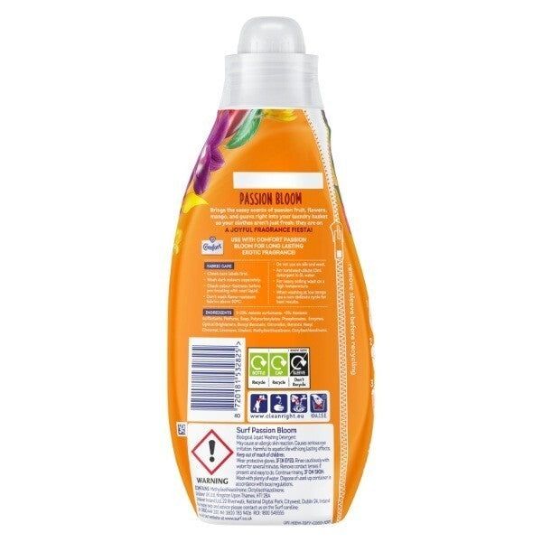 Surf Passion Bloom Laundry Detergent 24 Washes 648ml Assorted Packs Laundry - Detergent surf