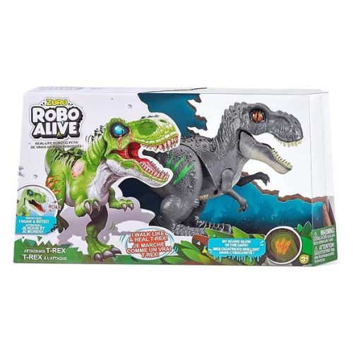 Zuru Robo Alive T-Rex Grey Dinosaur Toy - FabFinds