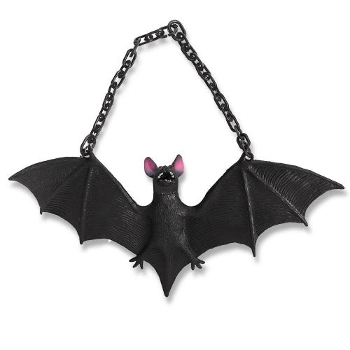 Horrifying Hanging Bat Assorted Colours Halloween Decorations FabFinds Black  