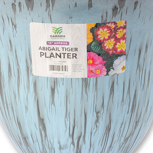 Abigail Tiger Planter Assorted Colours 13" Pots & Planters Garden Essentials   