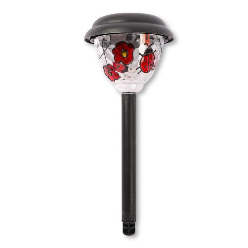 Solar Stake Light Colour Changing Assorted Styles Solar Lights Solar Energy Ladybird and Flower  