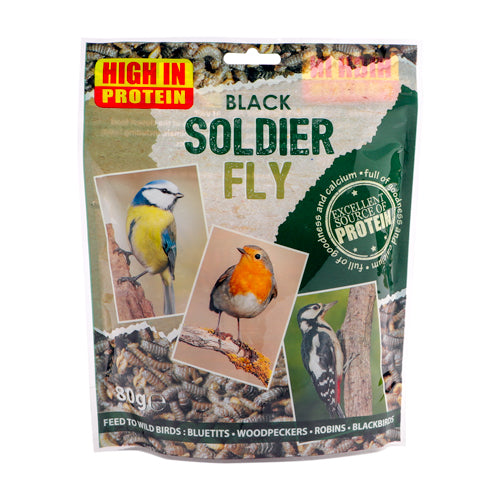 Black Soldier Fly Larvae Wild Bird Food 1kg Bird Food & Seeds FabFinds   