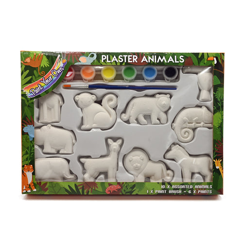 Paint Your Own Plaster Animals Art Kit Arts & Crafts FabFinds   