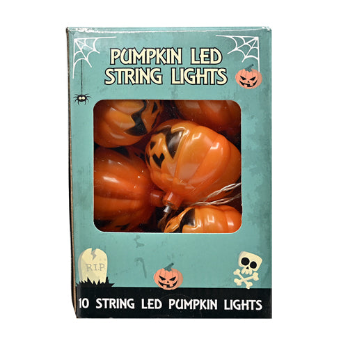 Halloween Pumpkin LED 10 String Lights Halloween Decorations FabFinds   
