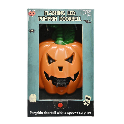 Flashing LED Halloween Pumpkin Doorbell Halloween Decorations FabFinds   