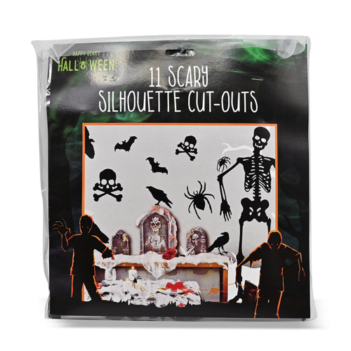 Halloween 11 Scary Silhouette Cut-Outs Halloween Decorations FabFinds   
