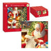Traditional Santa Tree & List Christmas Cards 10 Pk Christmas Cards FabFinds   