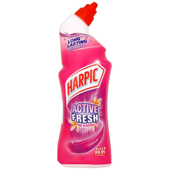 Harpic Active Fresh Toilet Cleaner Gel Pink Blossom 750ml Toilet Cleaners Harpic 1 Unit  
