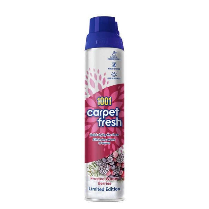 1001 Carpet Fresh Frosted Winter Berries Odour Remover 300ml Floor & Carpet Cleaners 1001   