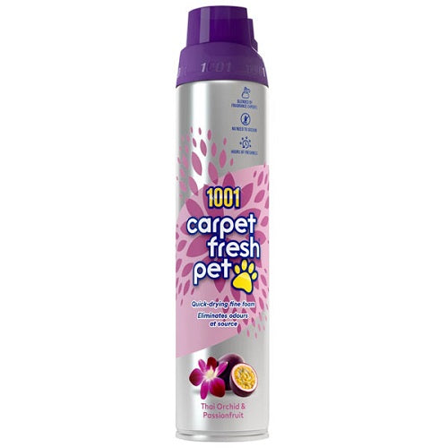 1001 Carpet Fresh Pet Thai Orchid and Passionfruit  300ml Floor & Carpet Cleaners 1001   