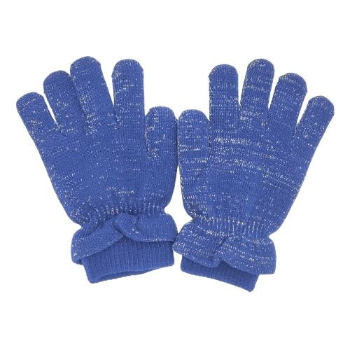 Ladies Lurex Fancy Gloves Hats, Gloves & Scarves FabFinds Navy  