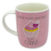 Pink Cupcake Life's Too Short Eat Cake Mug Mugs FabFinds   