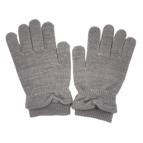 Ladies Lurex Fancy Gloves Hats, Gloves & Scarves FabFinds Mink  