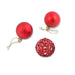 12 Assorted Christmas Baubles 6cm Christmas Baubles, Ornaments & Tinsel FabFinds Red  