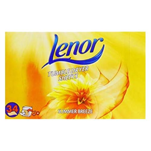 Lenor Tumble Dryer Sheets Summer Breeze (34 sheets) Laundry - Scent Boosters & Sheets Lenor   