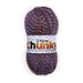 Purple & Brown Two Tone Chunky Knitting Yarn 200g Knitting Yarn & Wool FabFinds   