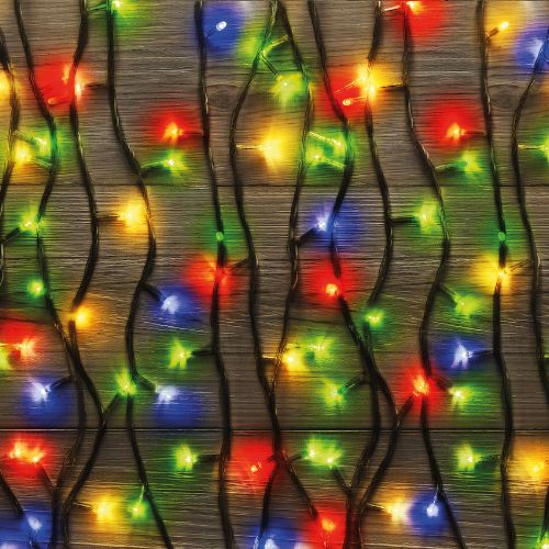 200 Ultra Bright LED Fairy Lights 12.45m - Assorted Colours Christmas Indoor & Outdoor Lighting Ambiente lighting Multicolour  