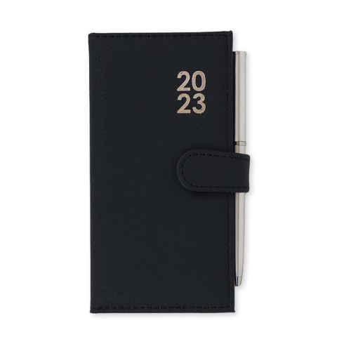 Slim 2023 Diary With Pen Assorted Colours Fabfinds