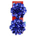 Christmas Giant Foil Gift Bows 2 Pack Assorted Colours Christmas Tags & Bows FabFinds Metallic Blue  