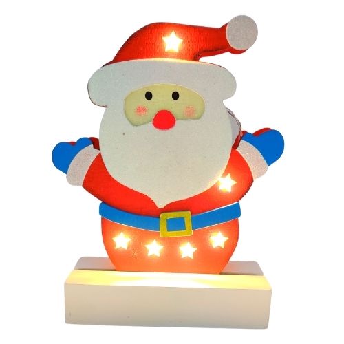 LED Light-Up Santa Christmas Festive Deocrations Ambiente lighting   