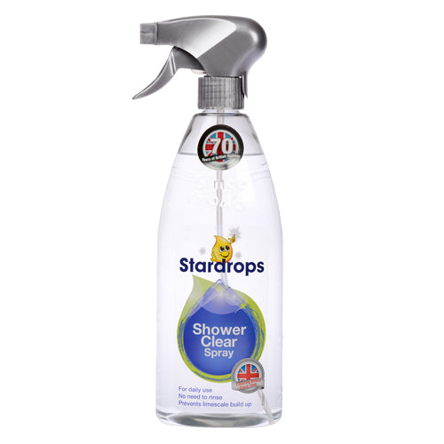 Stardrops Shower Clear Spray 750ml Bathroom & Shower Cleaners Stardrops   