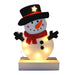 LED Light-up Snowman Christmas Festive Decorations Ambiente lighting   