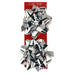 Christmas Giant Foil Gift Bows 2 Pack Assorted Colours Christmas Tags & Bows FabFinds Silver  