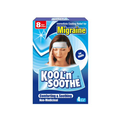 Kool 'n' Soothe Migraine Pain Relief 4 Gel Strips Health & Wellness Kool n Soothe   