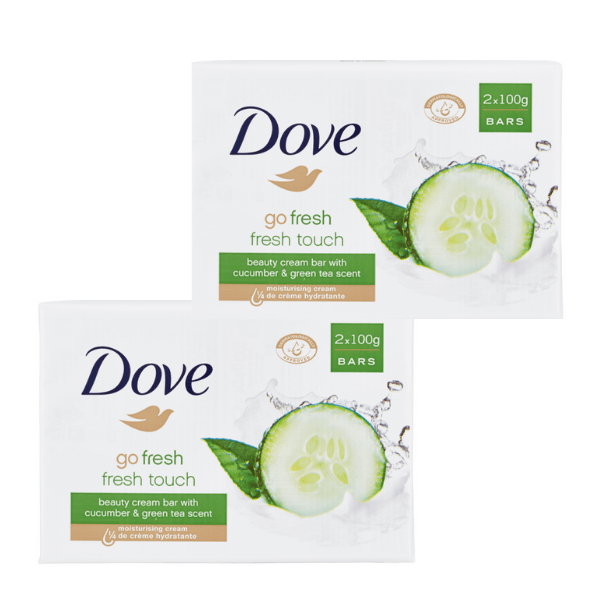 Dove Soap Go Fresh Cucumber & Green Tea 4x100g Hand Wash & Soap dove   