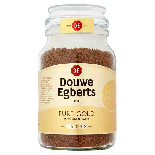 Douwe Egberts Pure Gold Medium Roast Instant Coffee 190g Coffee Douwe Egberts 1 Unit  