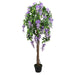 Artificial Purple Wysteria Tree 152cm (5ft) Indoor & Outdoor Artificial Trees FabFinds   