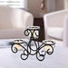 Home Interior Accents Swirl Decorative Metal Tealight Holder Candle Holders FabFinds   
