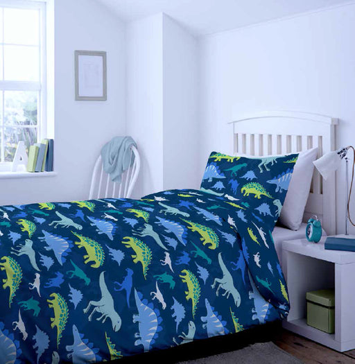 Kids' Dinosaur Print Duvet Set Duvet Sets FabFinds   