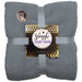 Snuggle Luxury Supersoft Grey Throw Throws & Blankets FabFinds   