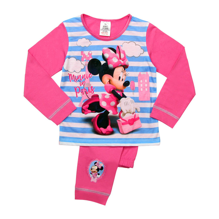 Disney Minnie Mouse In Paris Girls' Pyjama Set Clothing FabFinds   