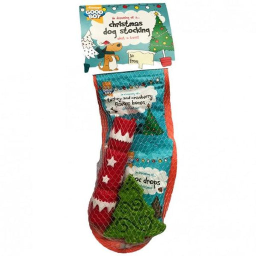 Good Boy Christmas Dog Stocking Christmas Gifts for Dogs Armitage Pet Care   