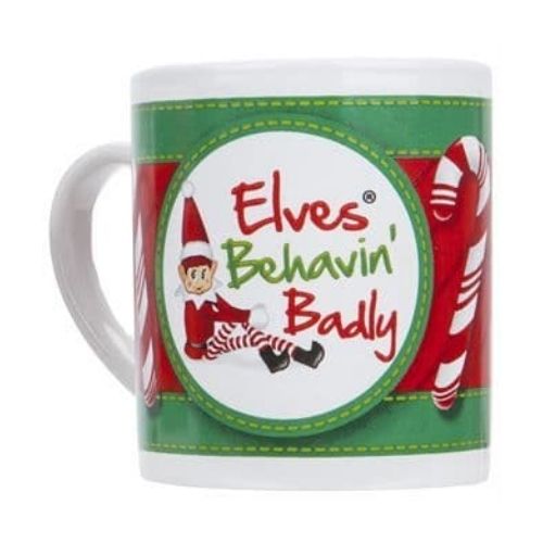 Elves Behavin' Badly Ceramic Mugs 2 Pack Elves Behavin' Badly Elves Behavin' Badly   