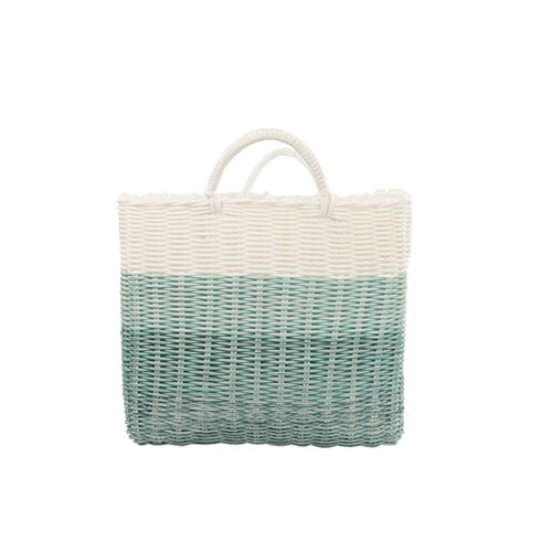 Ombre Woven Storage Baskets Assorted Sizes & Colours Storage Baskets FabFinds Small Teal 