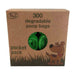 300 Degradable Doggy Bags 12 Rolls x 25 Bags Dog Supplies FabFinds   
