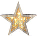 Christmas Light-Up Wooden Star Decoration Christmas Festive Decorations FabFinds   