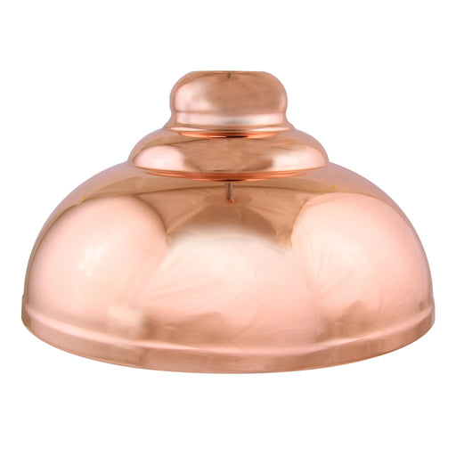 Metallic Dome Metal Light Shade Home Lighting FabFinds Rose gold  