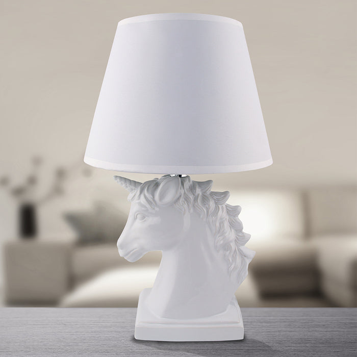 Unicorn Base Table Lamp White Home Lighting FabFinds   