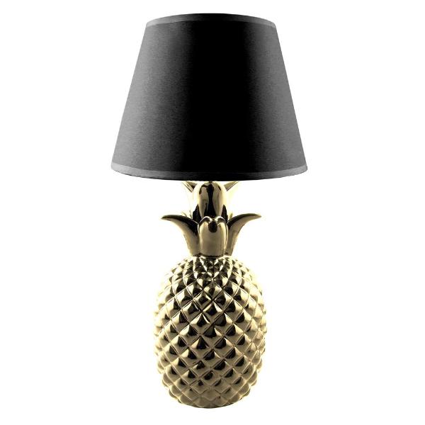 Pineapple Classic Gold Effect Table Lamp Home Lighting FabFinds   