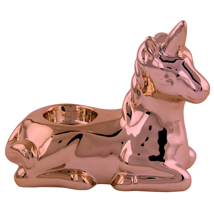 Unicorn Tealight Holder  FabFinds Rose Gold  