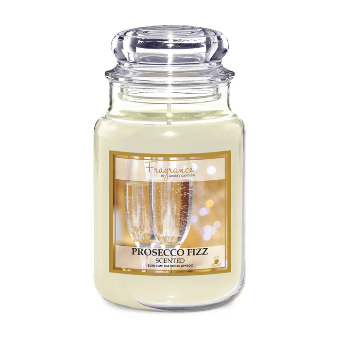 Fragrance Prosecco Fizz Scented Jar Wax Candle 18oz Candles Liberty Candles   